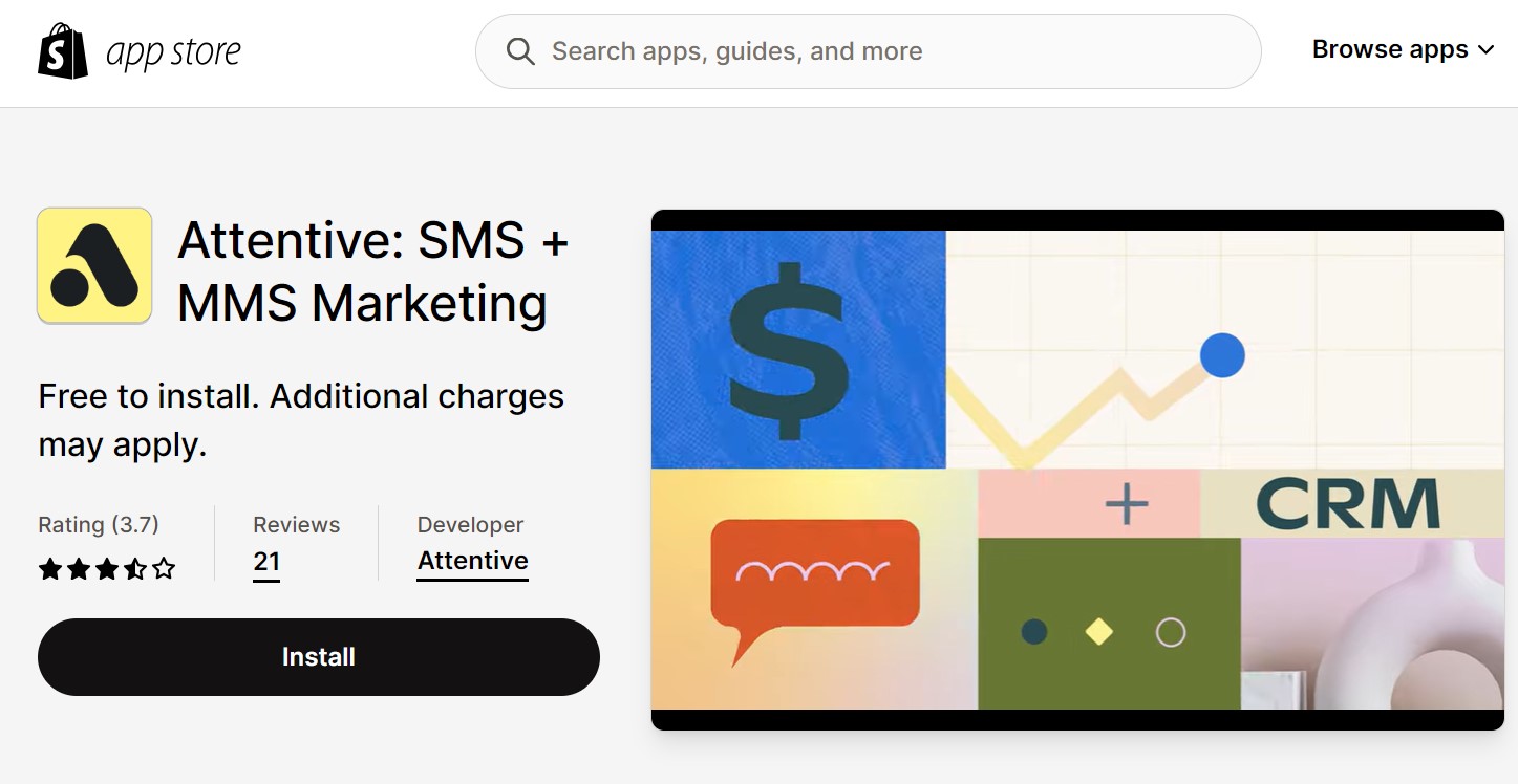 Attentive: SMS + MMS Marketing App Overview